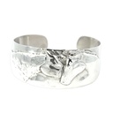 Horses Cuff Bangle In Sterling Silver