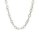Oval Belchor Chain Necklace | Sterling Silver 45cm