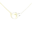 Petals Silver Necklace With Linked Circles | Granddaughter