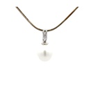 Freshwater Pearl Pendant In Sterling Silver