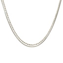 Multi Strand Necklace In Sterling Silver