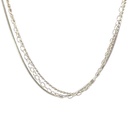 Necklace With 3 Different Styles In Sterling Silver