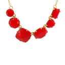 Coral Red Le Diamantine Necklace