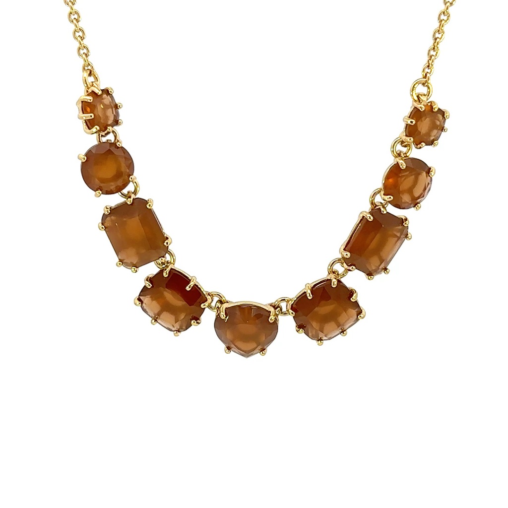 Chocolate La Diamantine Necklace