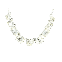 Crystal La Diamantine Necklace In Silver