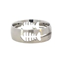 Stainless Steel Ring | Underwater Elegance Fish Skeleton