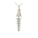 Spearhead Pendant | Spirit of the Tribal Warrior Silver