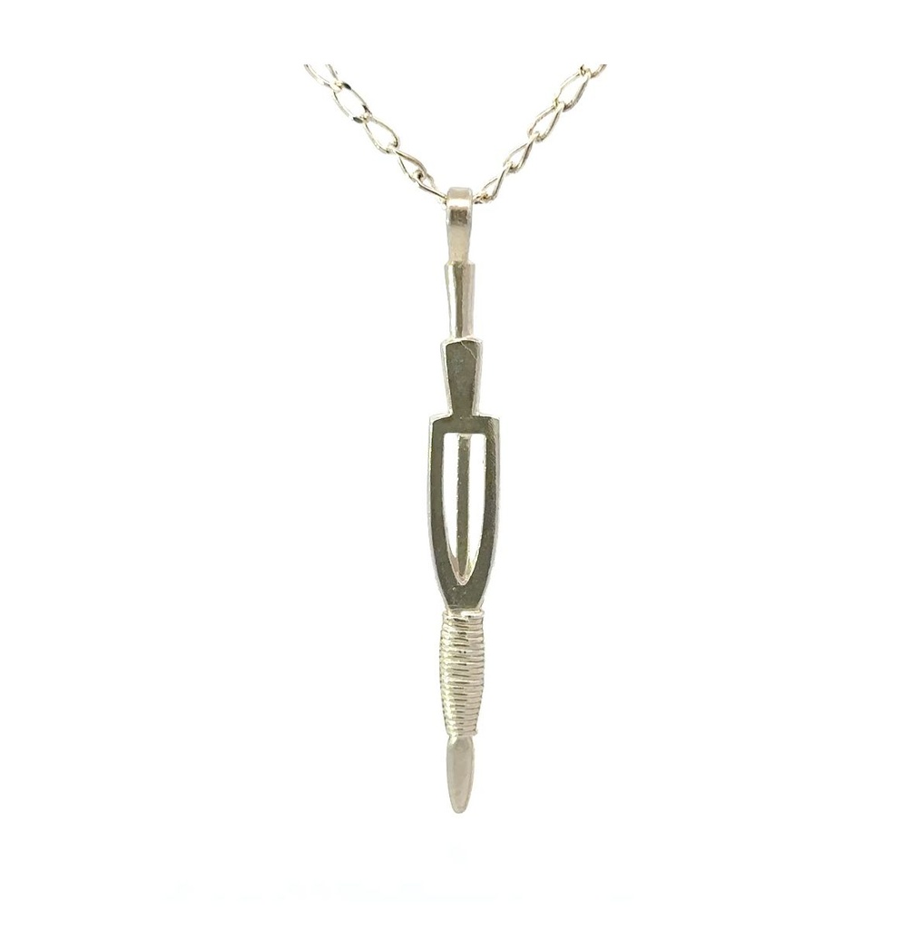 Spear Pendant | South Pacific Tribal Spear Silver