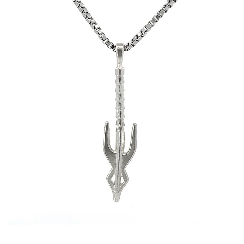Spearhead Silver Pendant | Papuan Tribal Majesty