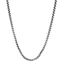 Satin Finished Stainless Steel Box Chain Necklace