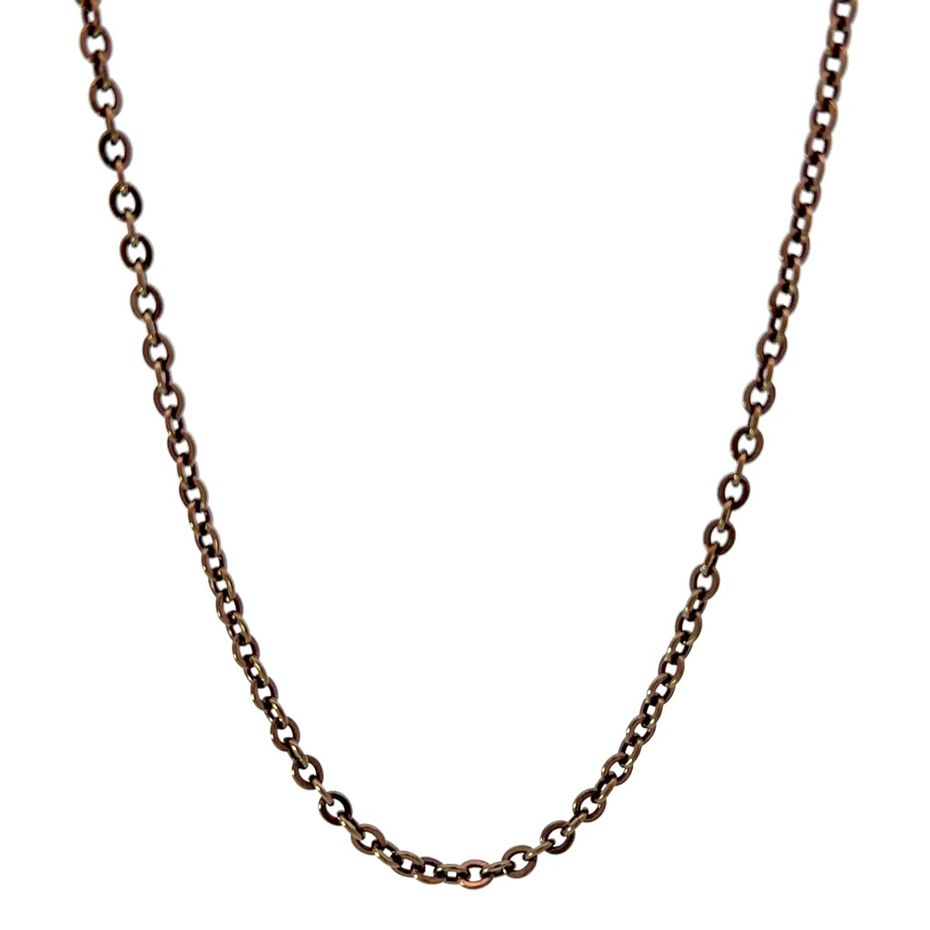 Dark Elegance: Electro-Plated Blackened Stainless Steel Chain