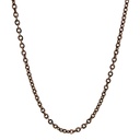 Dark Elegance: Electro-Plated Blackened Stainless Steel Chain