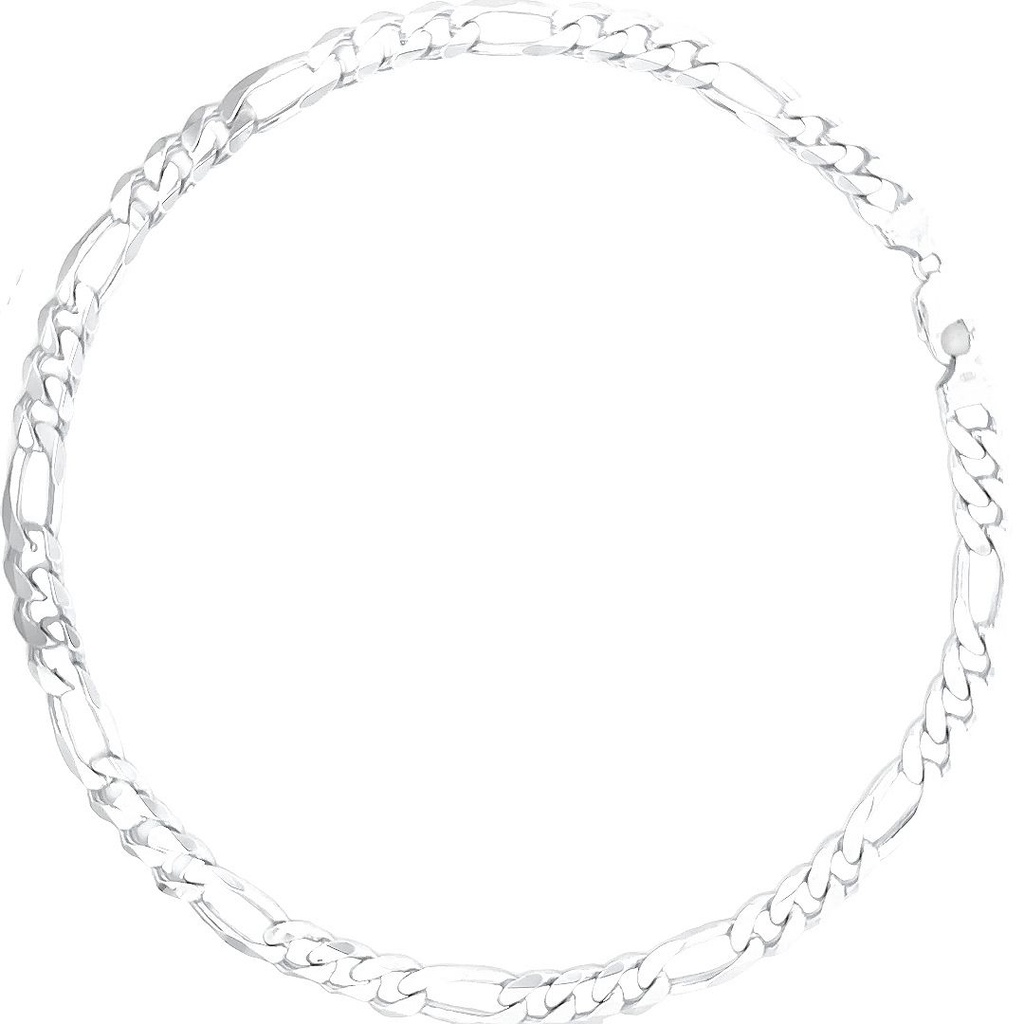 Sleek & Sophisticated Men's Silver Figaro Link Chain