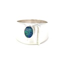 Australian Opal Ring In Sterling Silver