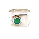 Opal Ring In Sterling Silver