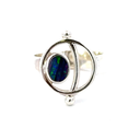 Opal Ring In Sterling Silver With Unique Design