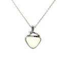 Solid South Australian Opal Pendant In Sterling Silver