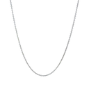 Cable Necklace In White Gold 9k White Gold