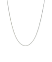 Fine Cable Necklace In Sterling Silver 40cm
