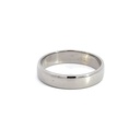 Wedding Ring With A Slightly Curved Profile In 18K
