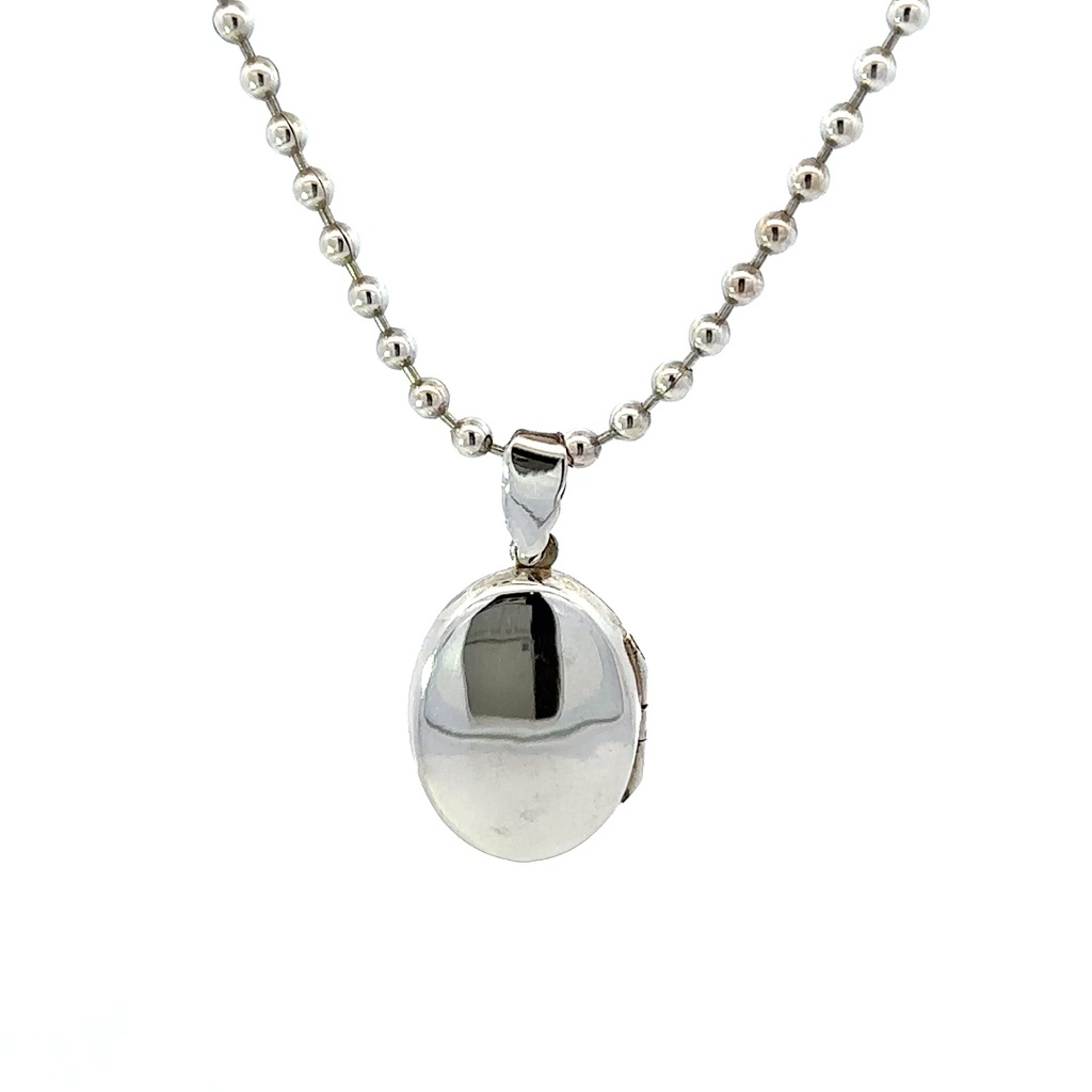 Opening Locket Pendant In Sterling Silver