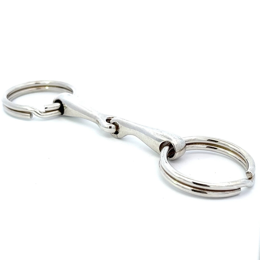 Sterling Silver Horse Bit Key Ring