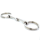 Sterling Silver Horse Bit Key Ring