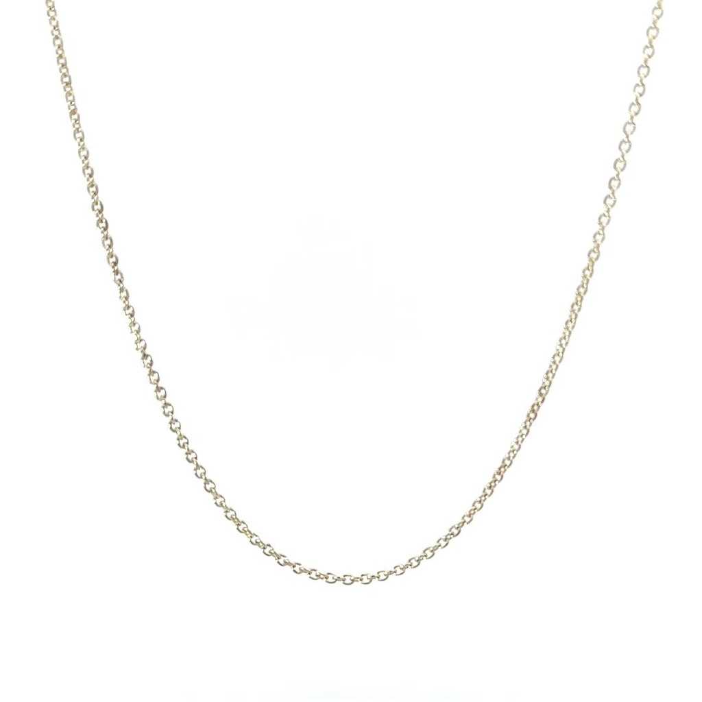 Necklace | Fine Cable In Sterling Silver 45cm