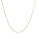 Fine Cable Necklace in Sterling Silver 45cm