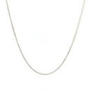 Necklace | Fine Cable In Sterling Silver 45cm