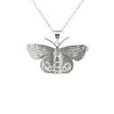 Monarch Butterfly Pendant In Sterling Silver