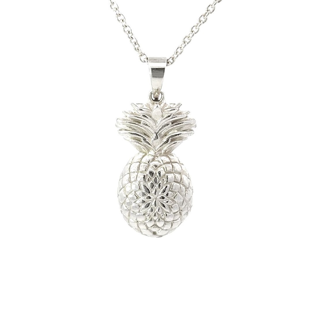 Pineapple Pendant | Sterling Silver