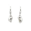 Seashell Earrings In Sterling Silver