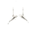 Whale Earrings In Sterling Silver