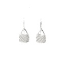 Earrings | Woven Step Bilum In Sterling Silver