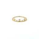 Crown Ring In Gold Plating