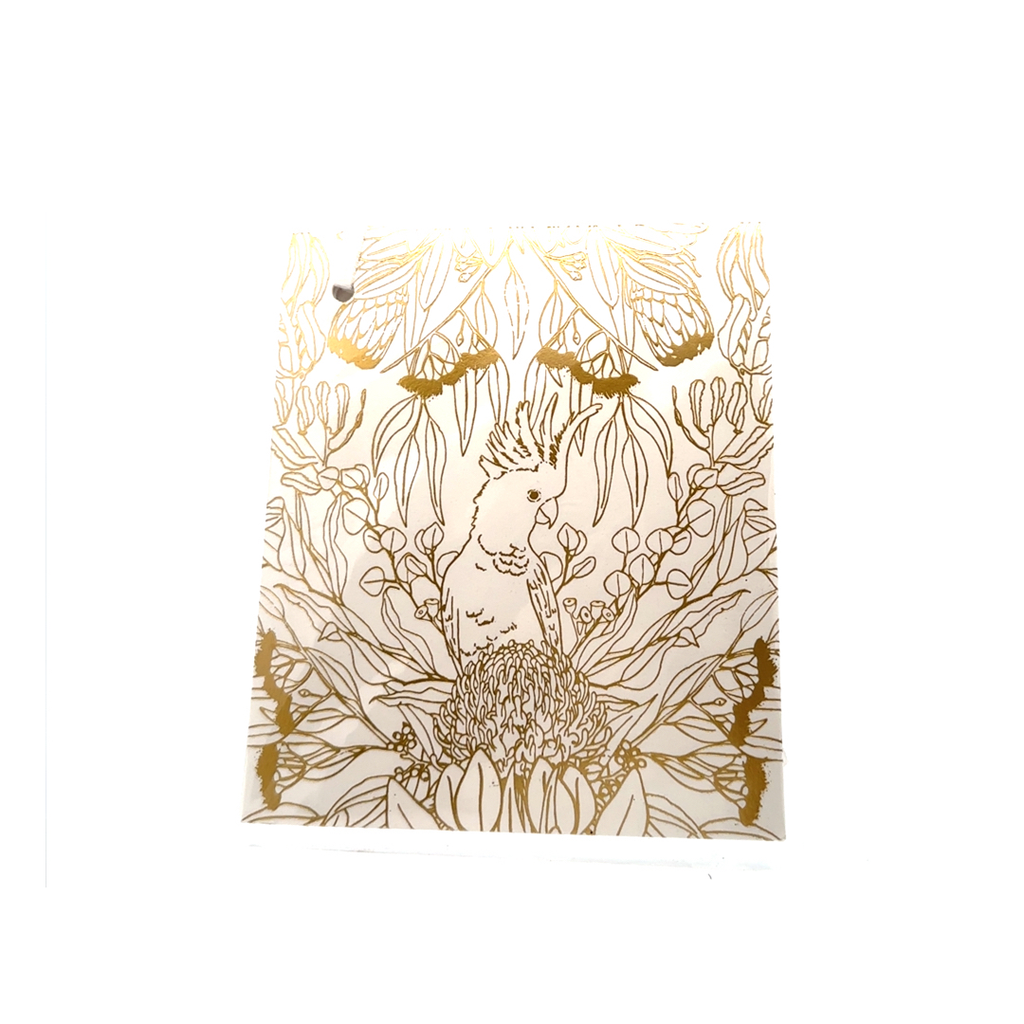 Gift Cards Pack Of Six Cards With Cockatoo & Floral