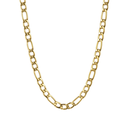Stainless Steel & 14K Gold Figaro Chain for the Modern Man