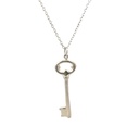 Sterling Silver Chain With Key Pendant