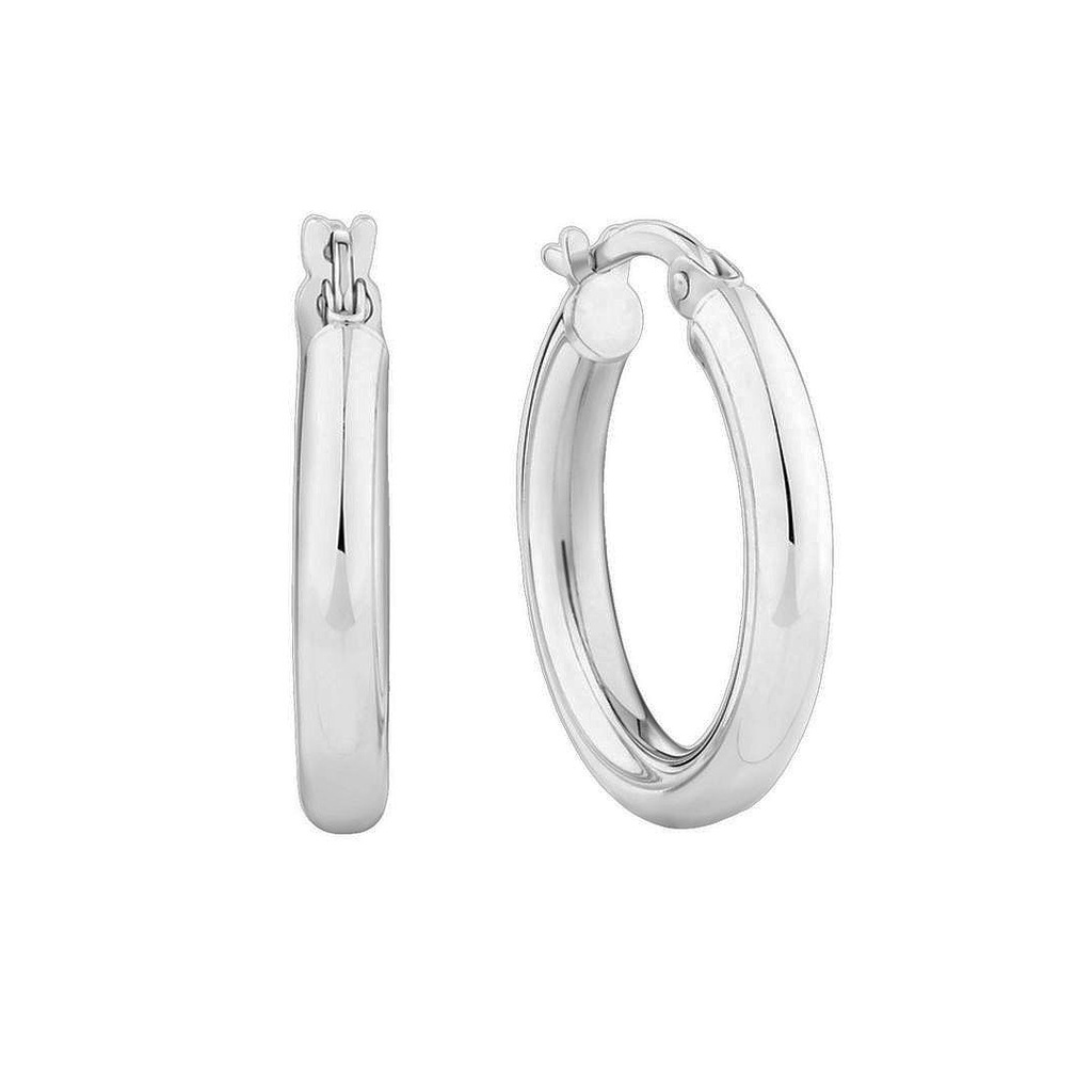 Silver Hoop Earrings | 2.25cm