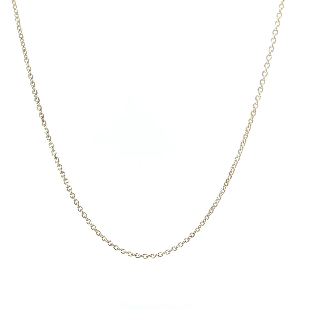 Slider Chain Necklace | 9ct White Gold