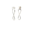 Sterling Silver Infinity Hoop Earrings