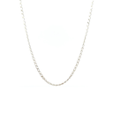 Silver Curb Link Delicate Necklace