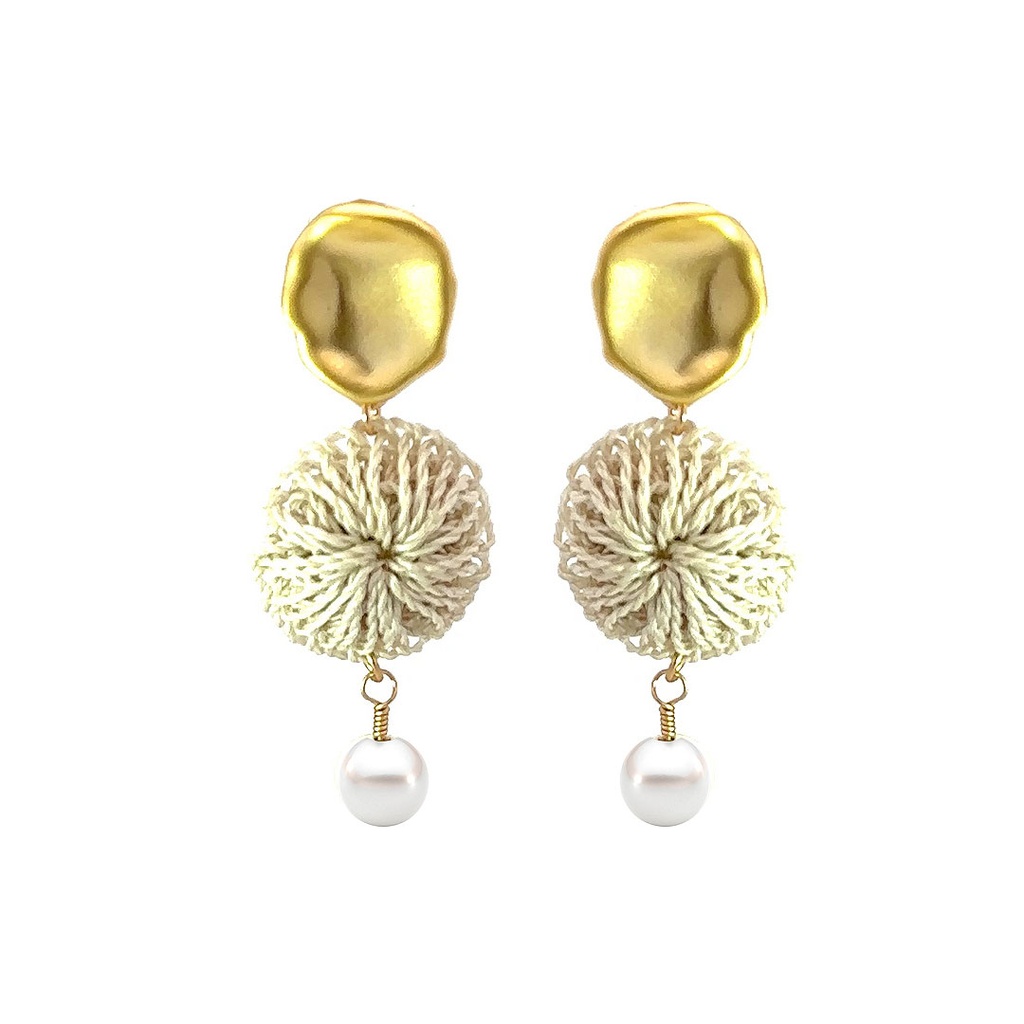 Lik Lik Malalo Earrings Gold by Bilum & Bilas