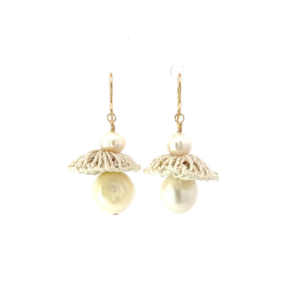 Pearl Drop Earring by Bilum& Bilas