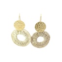 Kina Earrings Gold by Bilum & Bilas