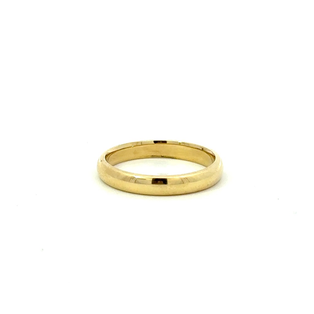 Wedding Ring In 18K Yellow Gold