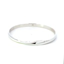 Bangle With A Twist In Sterling Silver