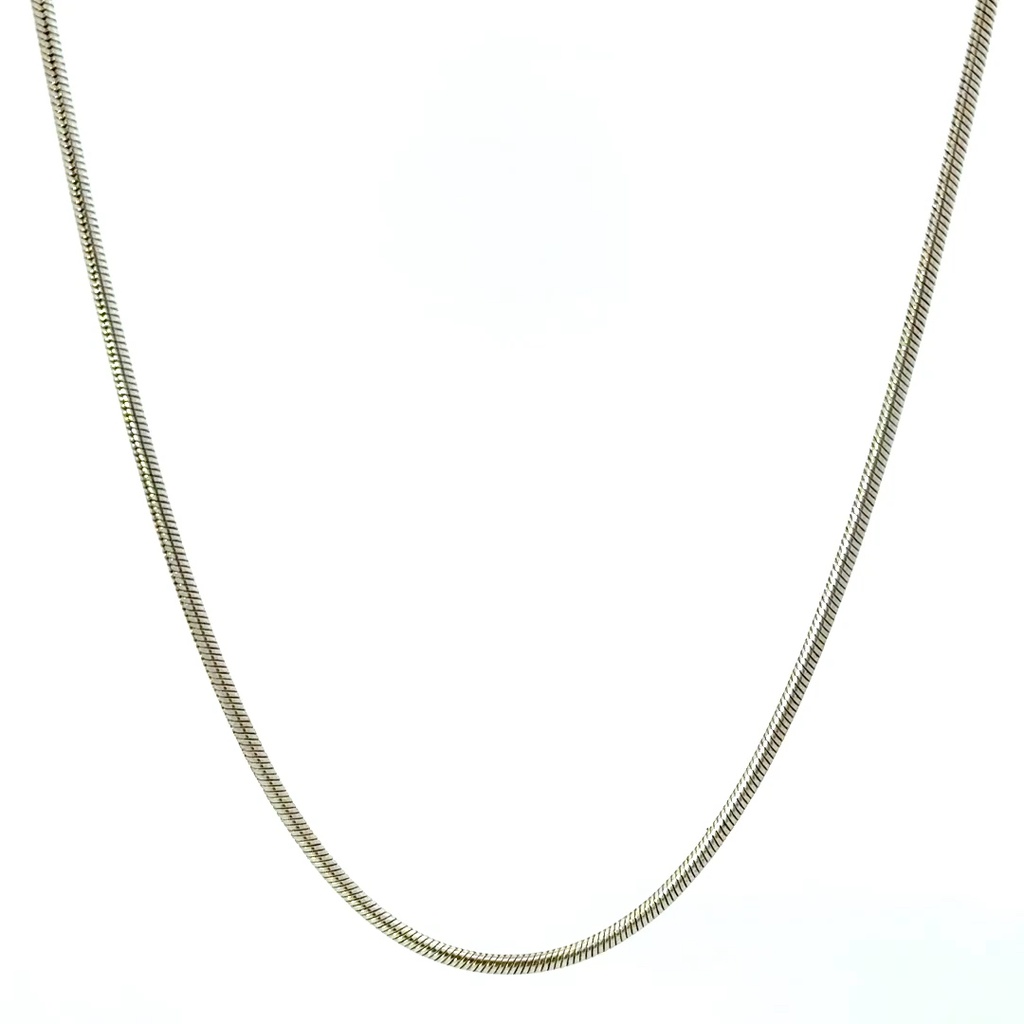 Snake Chain In Silver 45cm