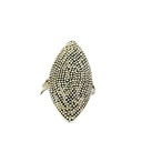 Granulation Ring In Silver